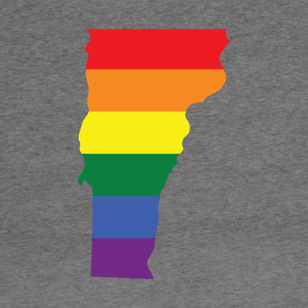 Vermont state LGBT Pride - Vermont - Hoodie | TeePublic